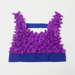 Spiky Shibori Bra-Top Solid Color