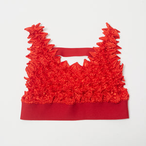 Spiky Shibori Bra-Top Solid Color