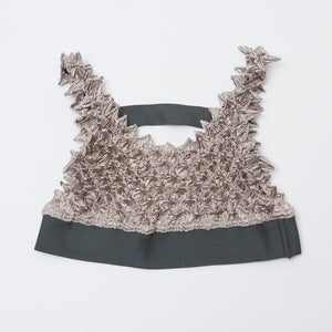 Spiky Shibori Bra-Top Solid Color