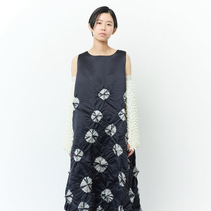 Spiky Shibori Arm Warmer - Satin