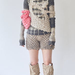 Spiky Shibori Short Pants