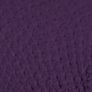 Spiky Shibori Puff Sleeve Top - Crepe de Chine/Solid Color