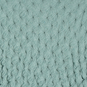 Spiky Shibori Long Sleeve Tops - Crepe de Chine/Solid Color
