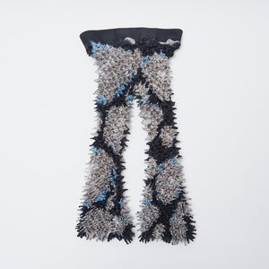 Spiky Shibori Pants With A "Nijimi" Pattern