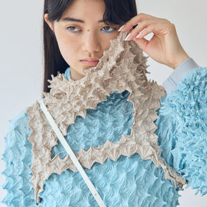 Spiky Shibori Crop Camisole - Taffeta