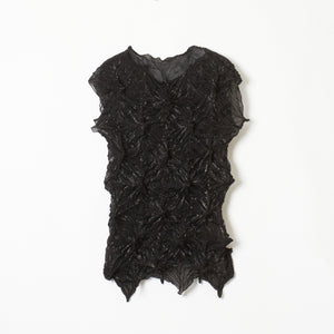 Bai-Shibori  Sleeveless Top - Solid Color