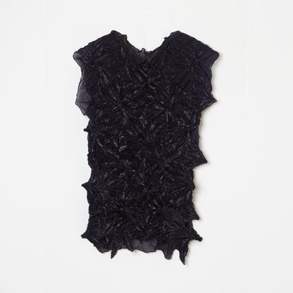 Bai-Shibori  Sleeveless Top - Solid Color
