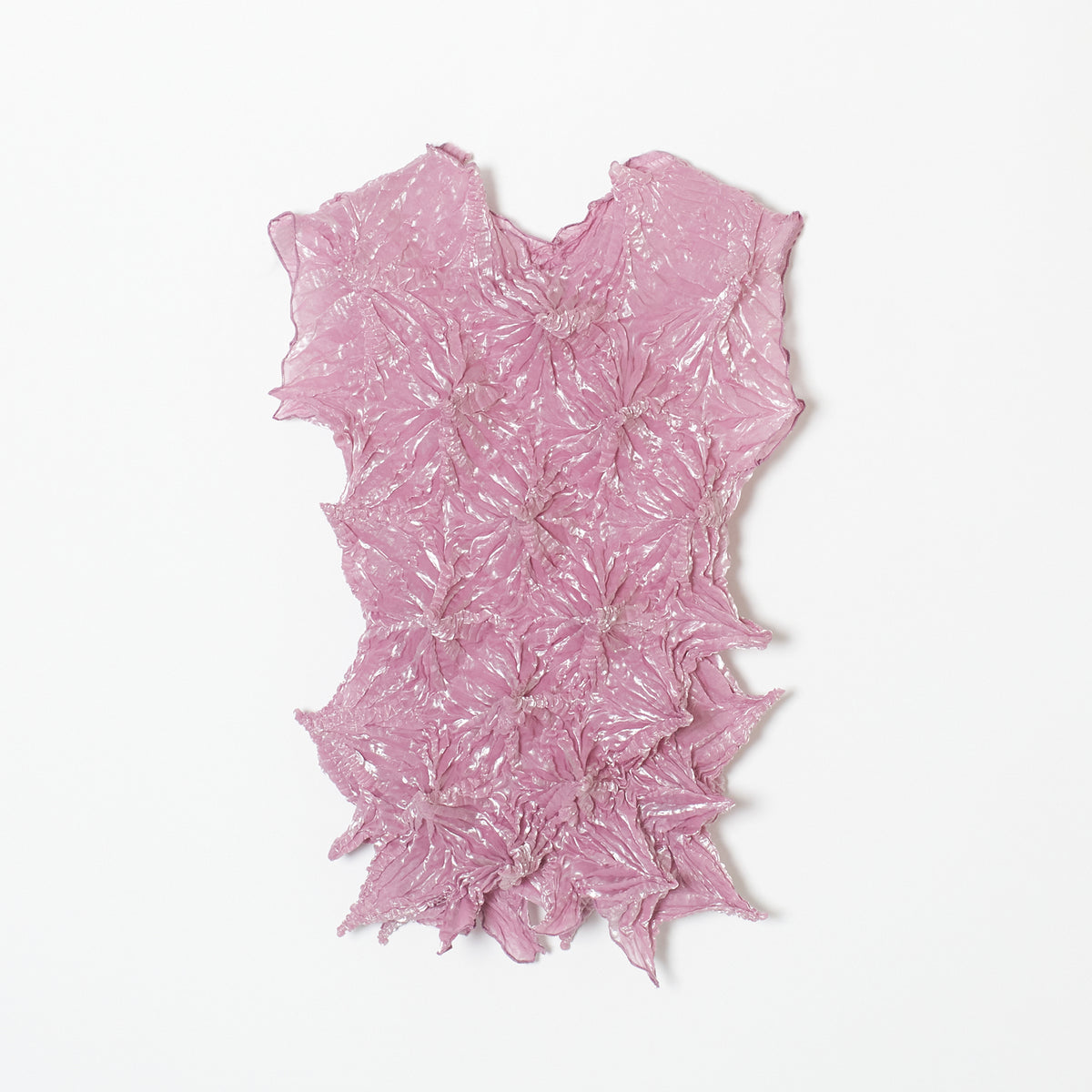 Bai-Shibori  Sleeveless Top - Solid Color