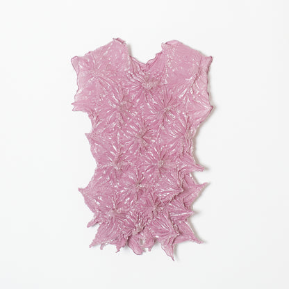 Bai-Shibori  Sleeveless Top - Solid Color