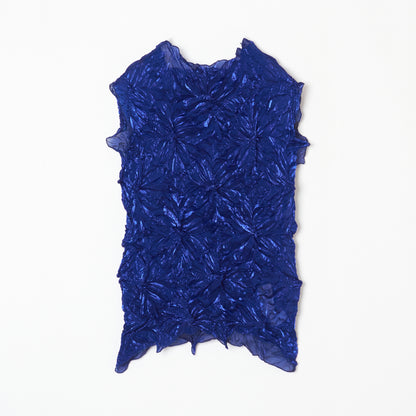 Bai-Shibori  Sleeveless Top - Solid Color