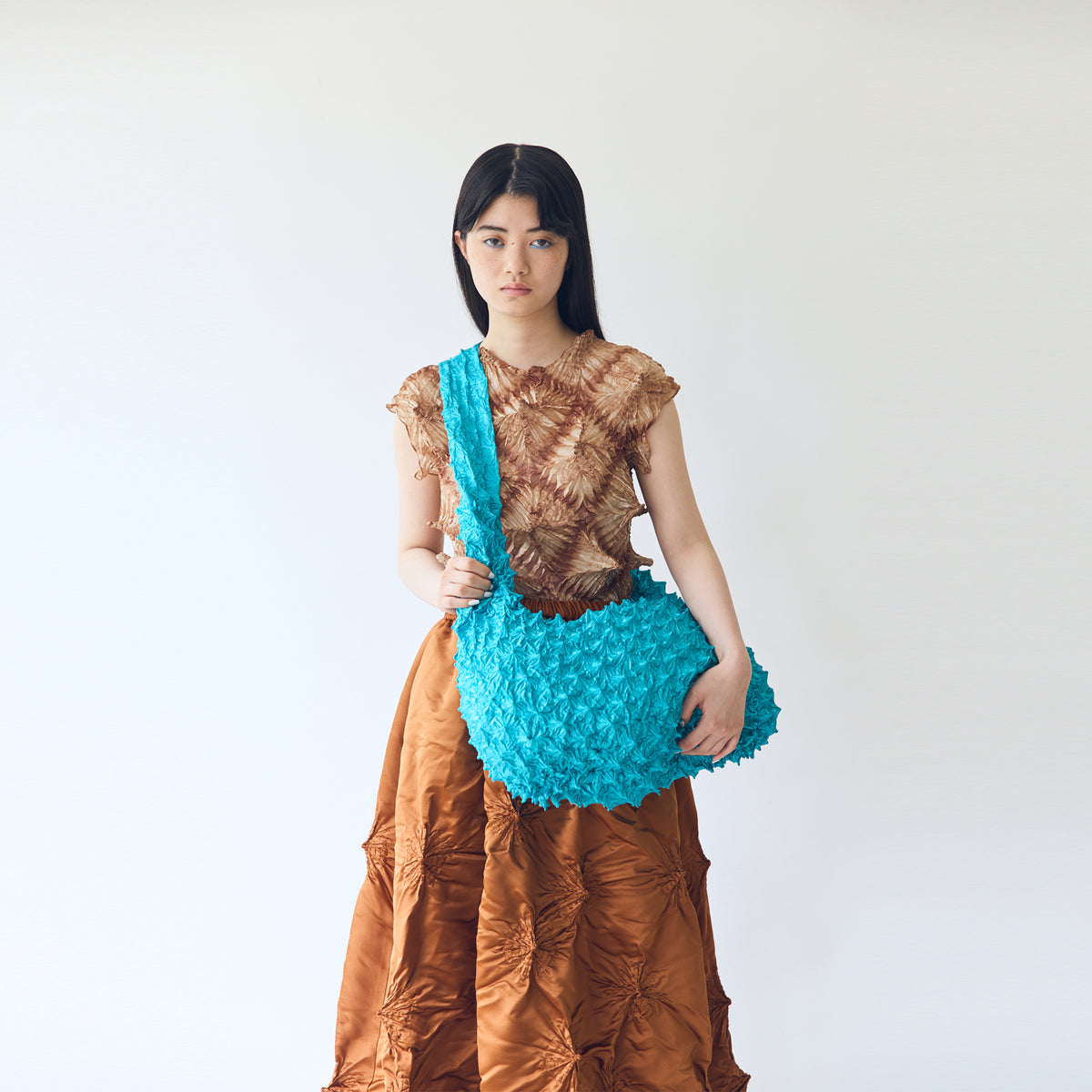 Bai-Shibori  Sleeveless Top - Solid Color