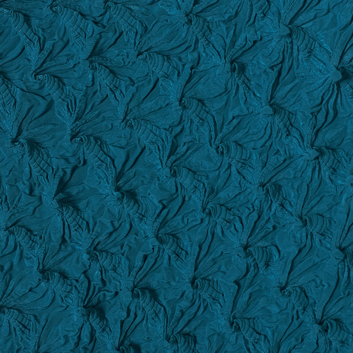 Spiky Shibori Sleeveless Turtleneck Top - Crepe de Chine/Solid Color