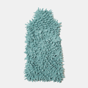 Spiky Shibori Sleeveless Turtleneck Top - Crepe de Chine/Solid Color