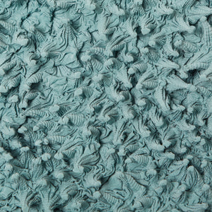 Spiky Shibori Sleeveless Turtleneck Top - Crepe de Chine/Solid Color