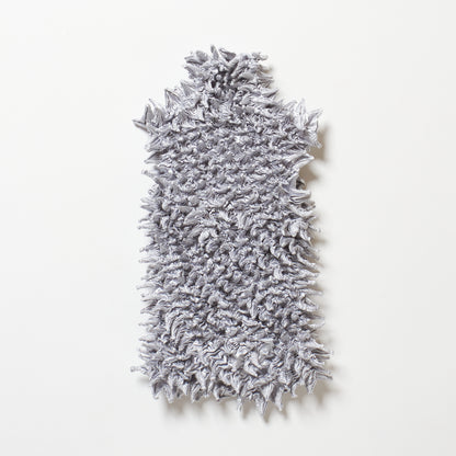 Spiky Shibori Sleeveless Turtleneck Top - Satin/Solid Color