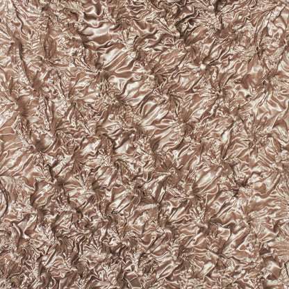 Spiky Shibori Sleeveless Turtleneck Top - Satin/Solid Color