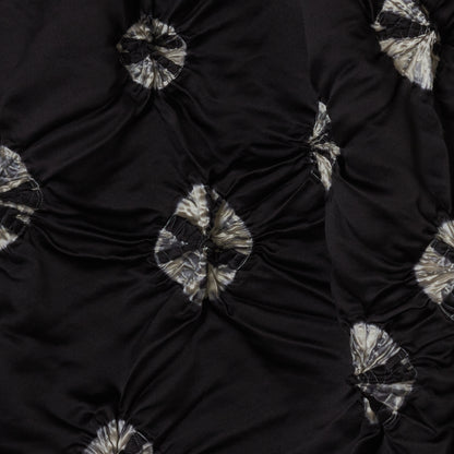 Rolled-up Shibori Skirt Tie-Dye Color