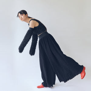 Wavy Super Wide Flared Pants