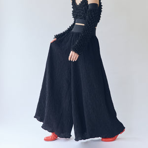 Wavy Super Wide Flared Pants