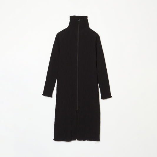 Wavy Double Zipper Cardigan