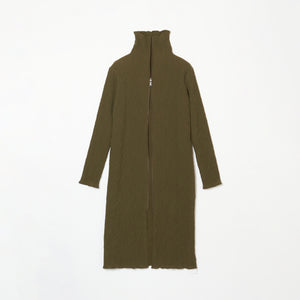 Wavy Double Zipper Cardigan