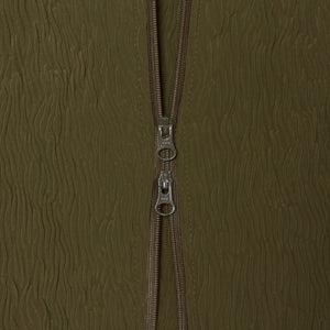 Wavy Double Zipper Cardigan
