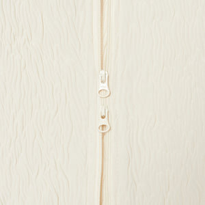 Wavy Double Zipper Cardigan