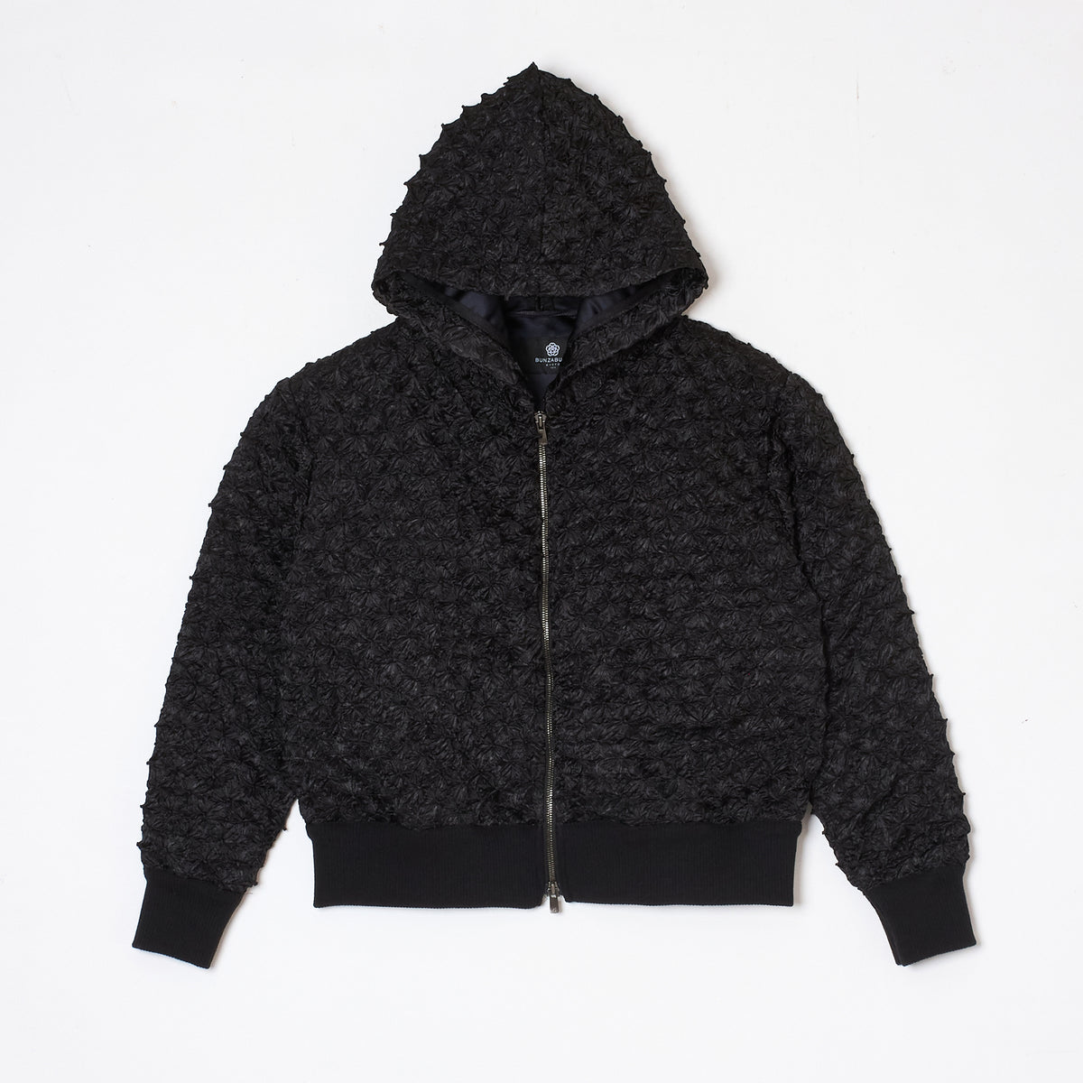 Spiky Shibori Zip Hoodie Jacket