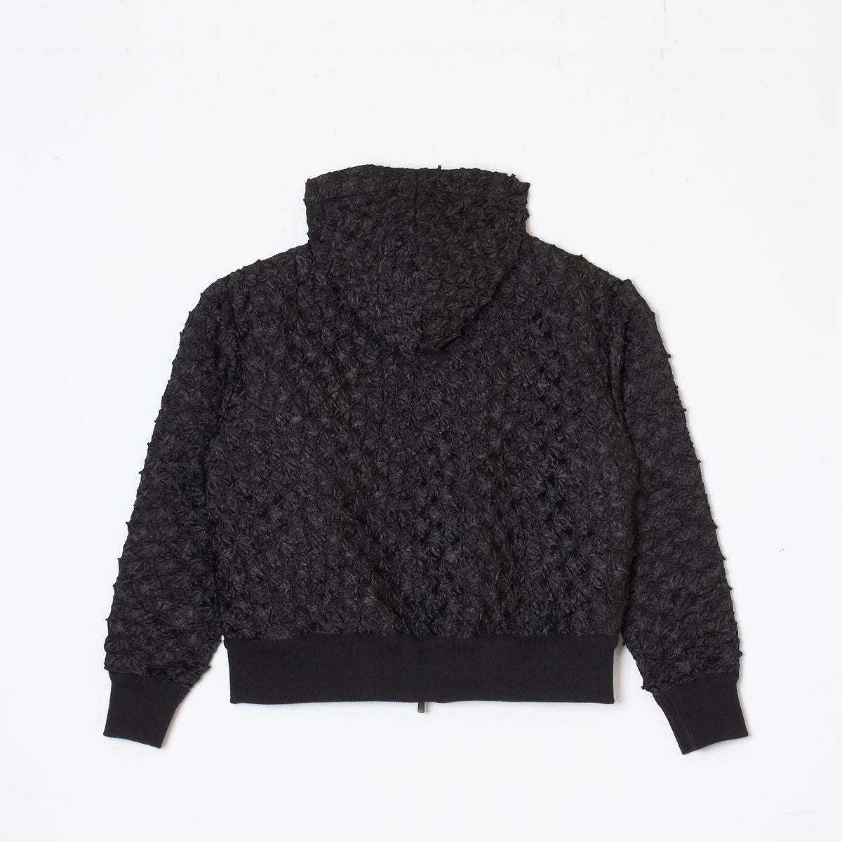 Spiky Shibori Zip Hoodie Jacket