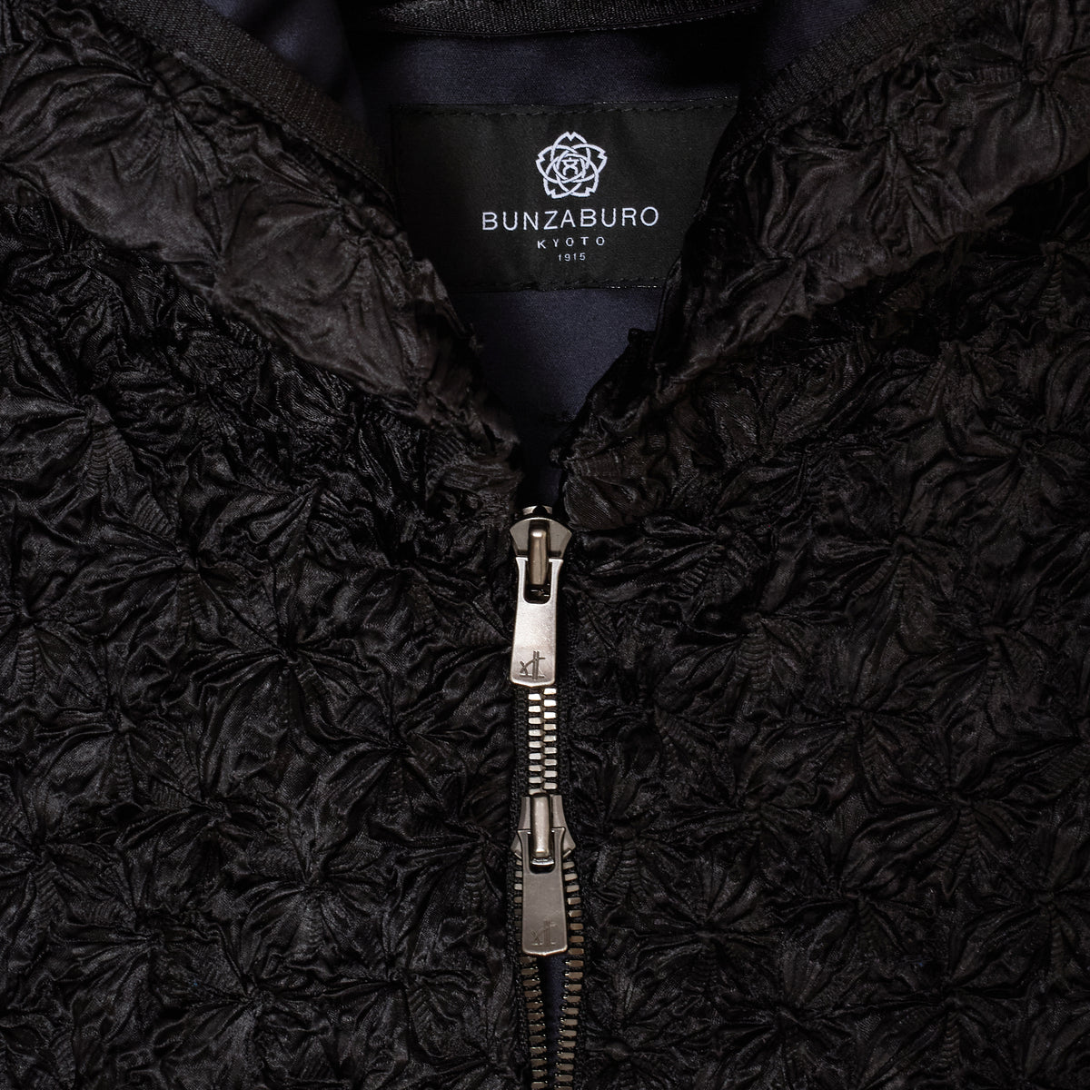 Spiky Shibori Zip Hoodie Jacket