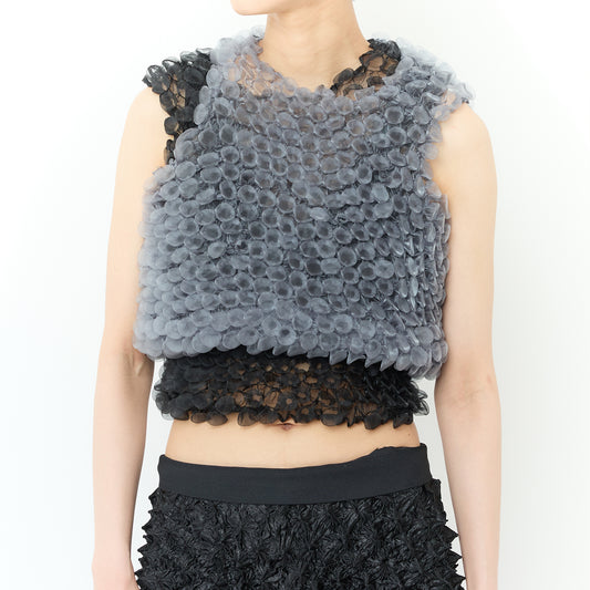 Button Shibori Top
