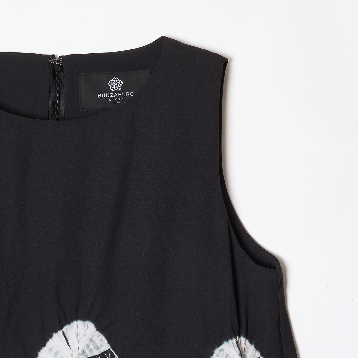 Rolled-Up Shibori Sleeveless Dress, Amundsen/Tie-Dye Color