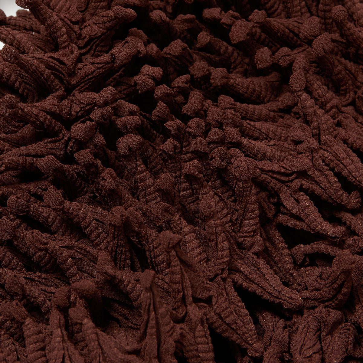 Spiky Shibori Short Cardigan - Chiffon/Solid Color