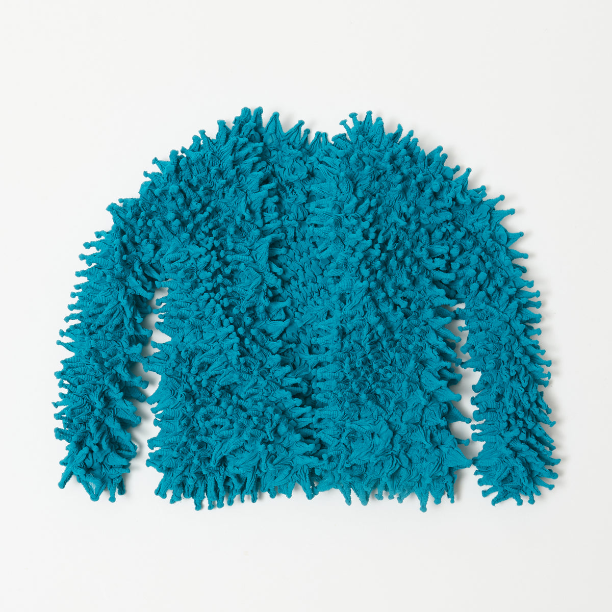 Spiky Shibori Short Cardigan - Chiffon/Solid Color