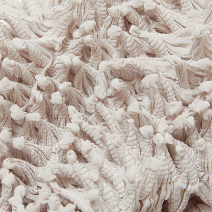 Spiky Shibori Short Cardigan - Chiffon/Solid Color