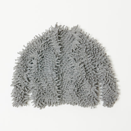 Spiky Shibori Short Cardigan - Chiffon/Solid Color