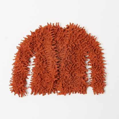 Spiky Shibori Short Cardigan - Chiffon/Solid Color
