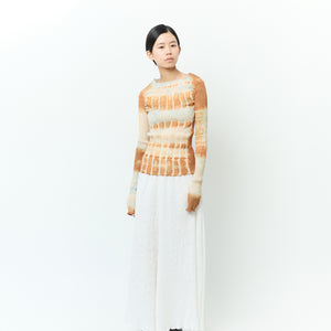 Wavy Long Sleeve Top