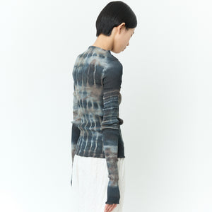 Wavy Long Sleeve Top