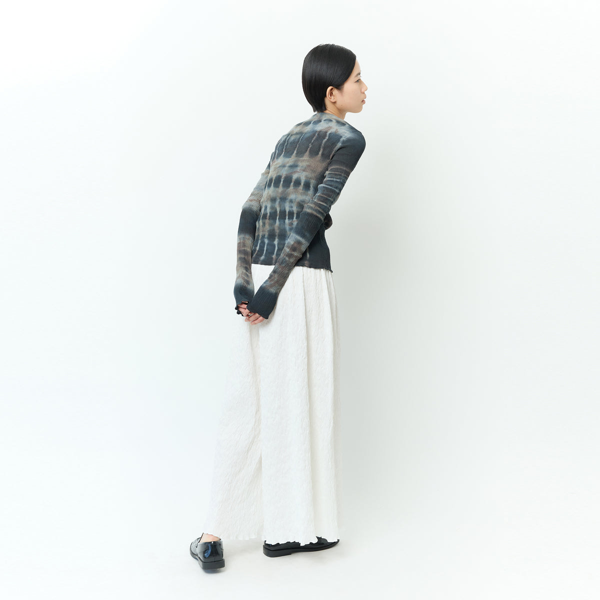 Wavy Long Sleeve Top