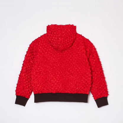 Spiky Shibori Zip Hoodie Jacket