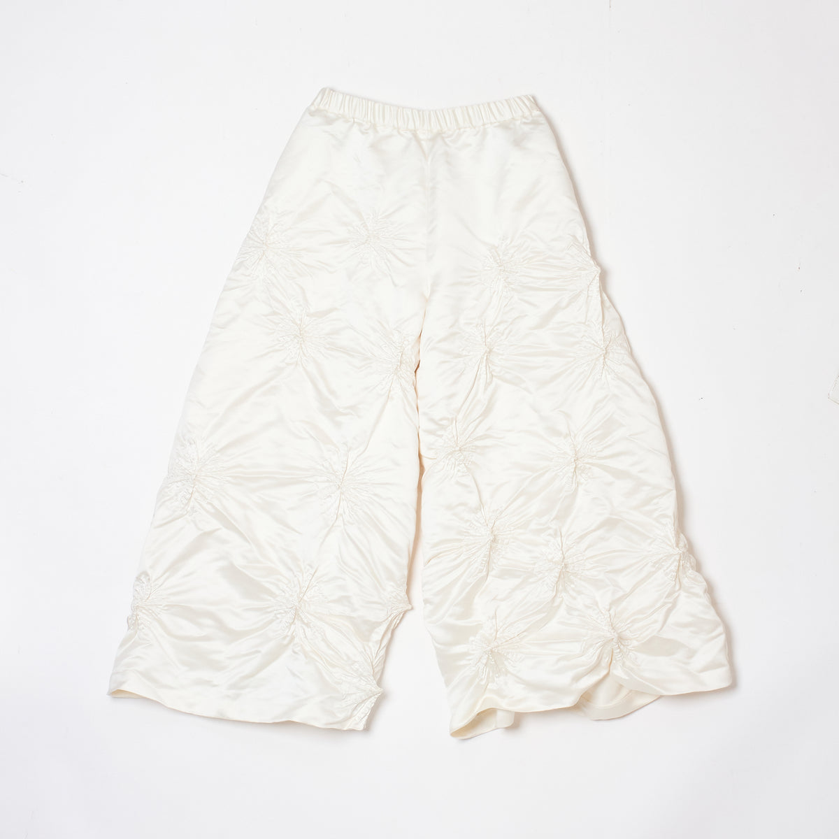 Rolled-up Shibori Pants