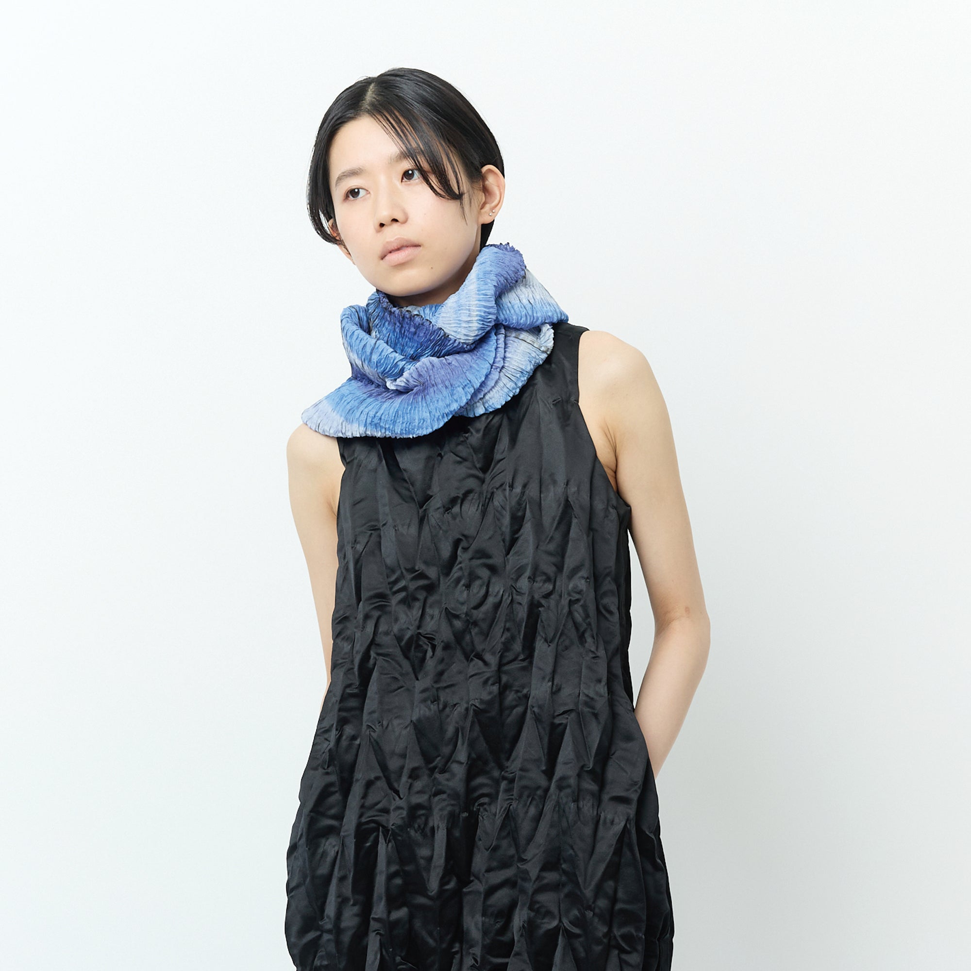 DFB　シルクスカーフ French Bandana シルクスカーフ50 Atlantic - シルク | ロンシャン JP