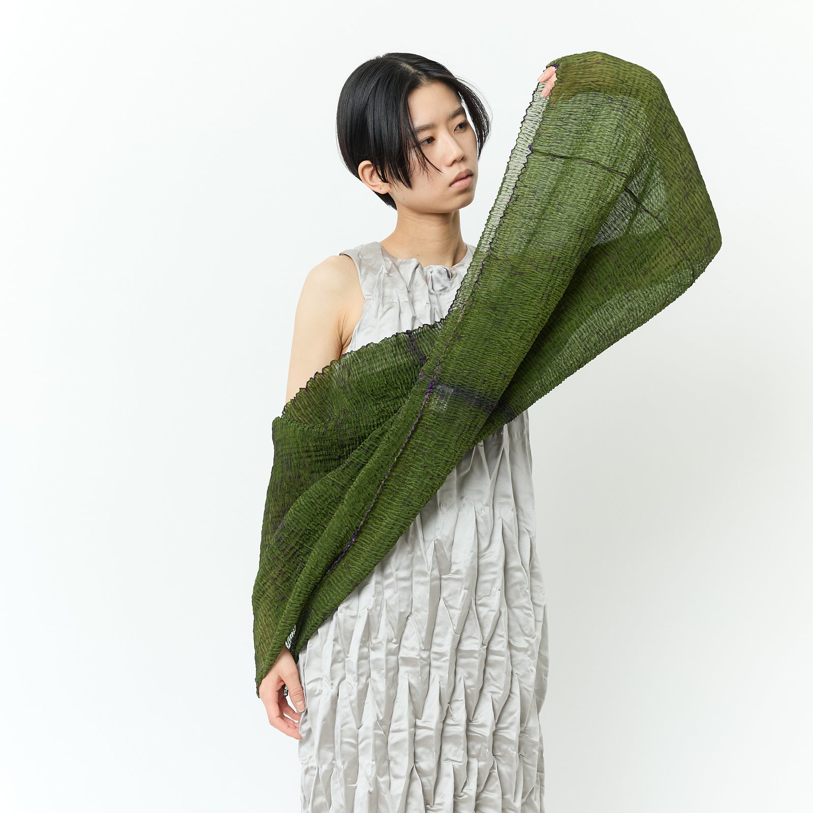 なみなみ模様の輪スカーフ