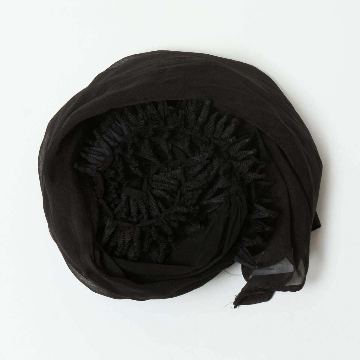 Scarf with Center Spiky Shibori Narrow Width