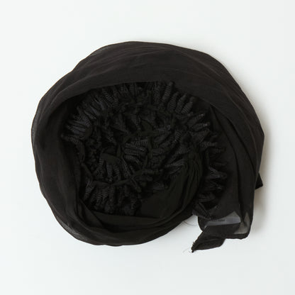 Scarf with Center Spiky Shibori Narrow Width