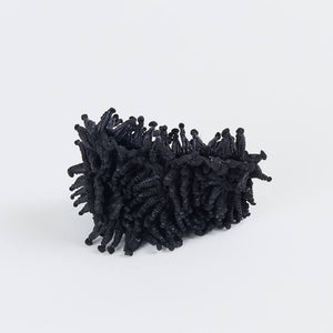 Small Spiky Shibori Necklace Wide Width