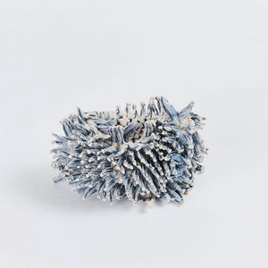 Small Spiky Shibori Necklace Wide Width