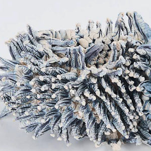 Small Spiky Shibori Necklace Wide Width