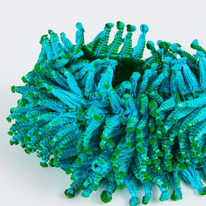 Small Spiky Shibori Necklace Wide Width